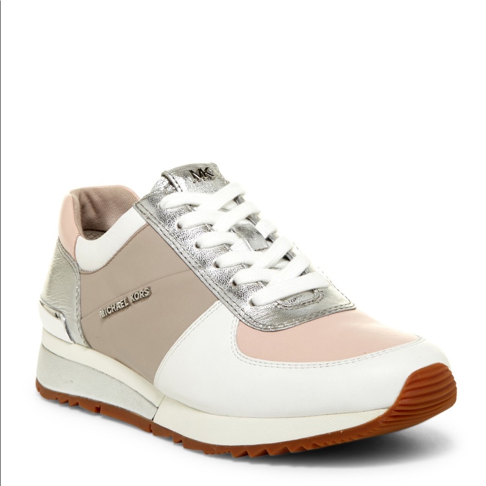michael kors allie wrap trainer sneakers